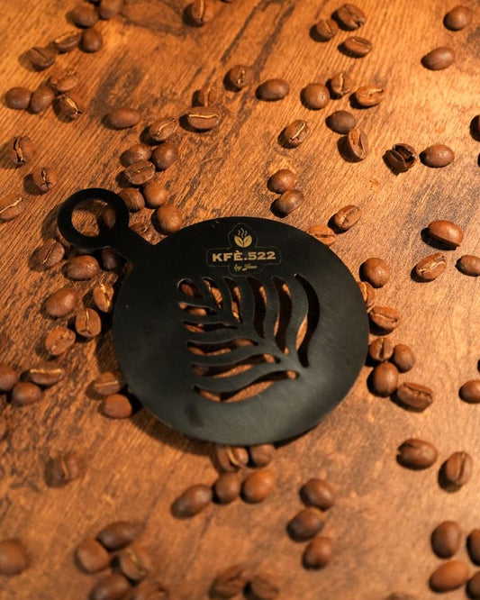 KFÈ 522 Latte Art Stencil(Black)